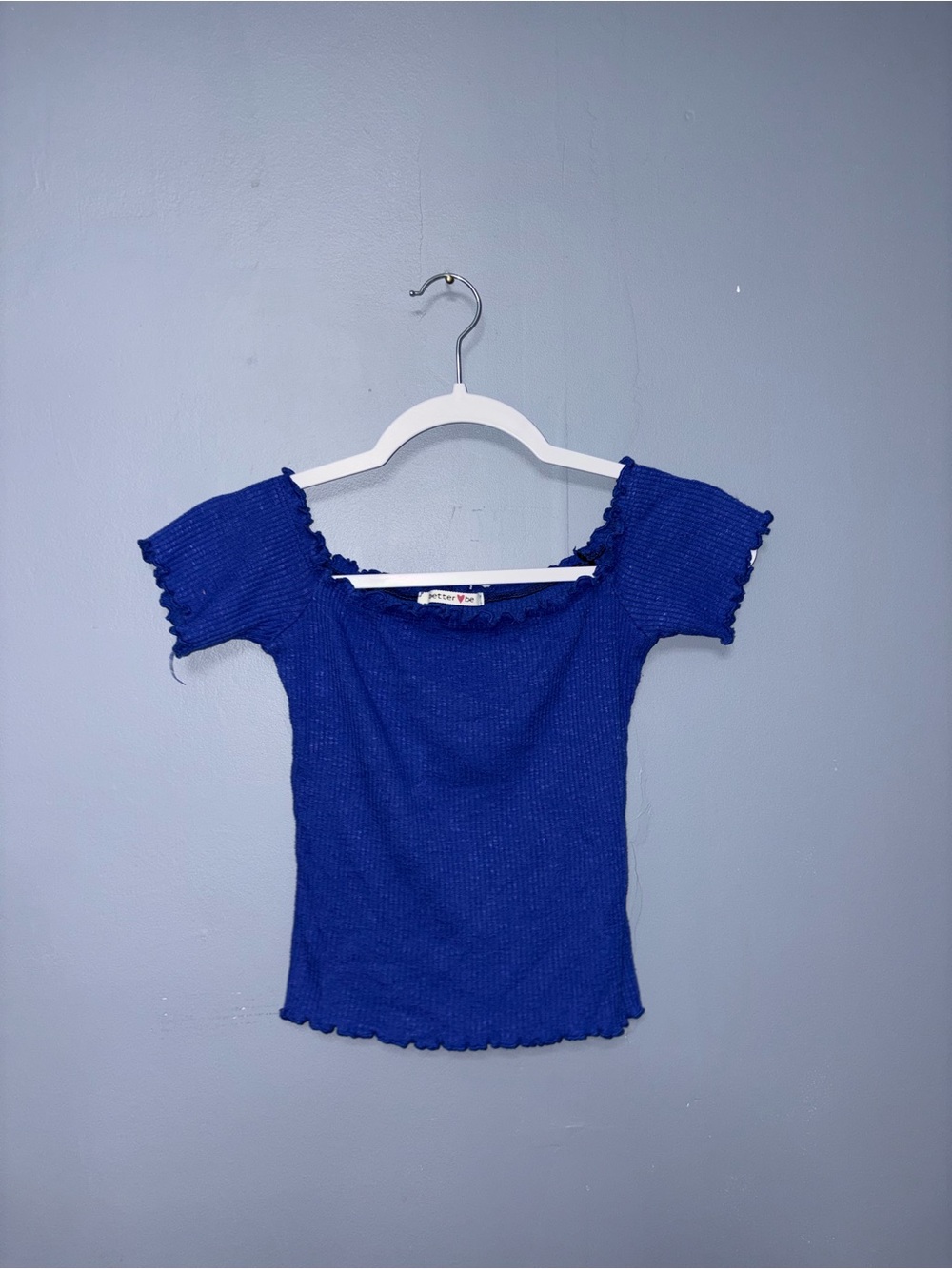 Better Be • Blue Ribbed T-Shirt